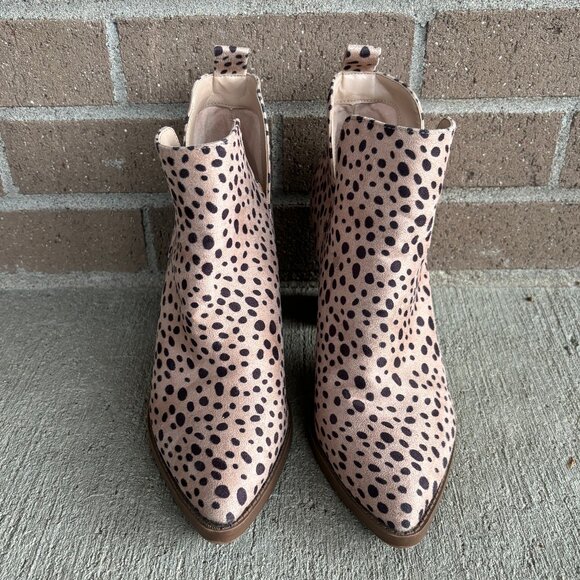 Forever 21 Cheetah Booties Womens Fall Winter - Picture 8 of 8